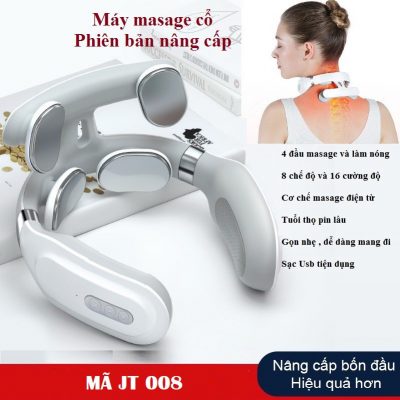 Máy massage cổ vai gáy cột sống, Matxa giảm đau thư giãn công nghệ Nhật Bản JT008